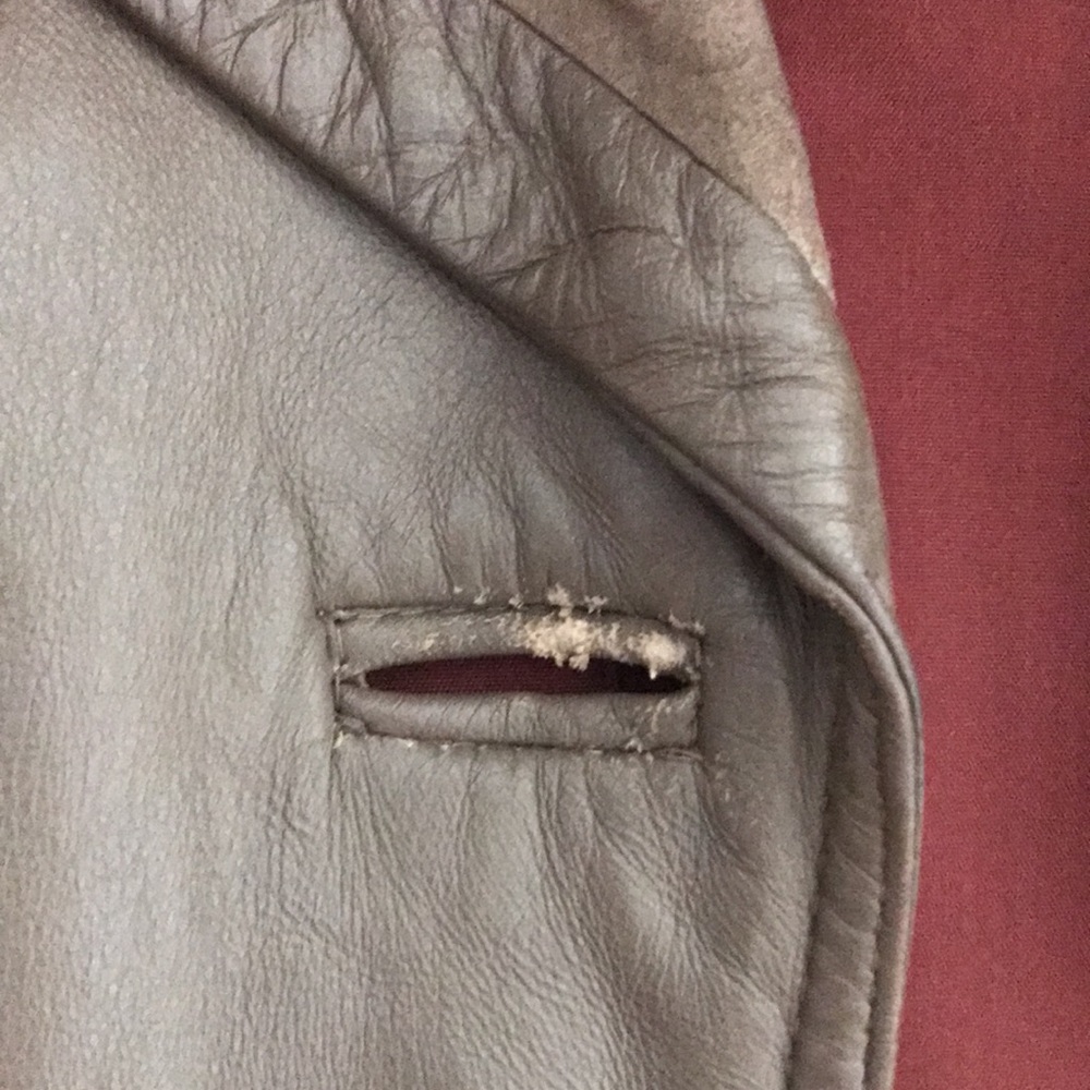 Vintage Leather Coat - Picture 9 of 9